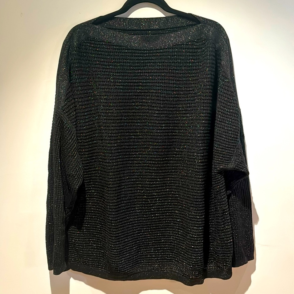 All Saints open knit sparkle sweater